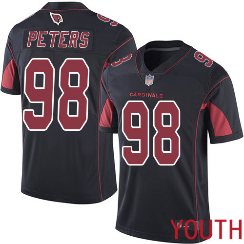 Arizona Cardinals Limited Black Youth Corey Peters Jersey NFL Football #98 Rush Vapor Untouchable->women nfl jersey->Women Jersey